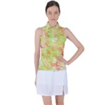 Watercolor Autumn (2) Women s Sleeveless Polo Tee