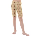 Classic Earthtone Argyle (2) Kids  Mid Length Swim Shorts
