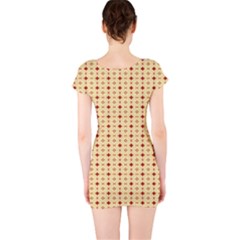 Short Sleeve Bodycon Dress Back Short Sleeve Bodycon Dress Back
