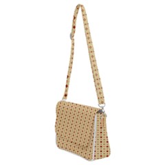 Shoulder Bag with Back Zipper 