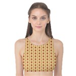 Classic Earthtone Argyle (2) Tank Bikini Top