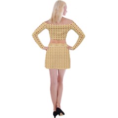 Off Shoulder Top with Mini Skirt Set 