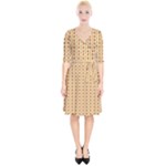 Classic Earthtone Argyle (2) Wrap Up Cocktail Dress
