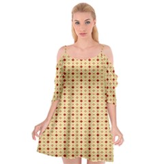 Cutout Spaghetti Strap Chiffon Dress 