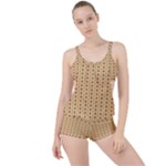 Classic Earthtone Argyle (2) Boyleg Tankini Set 