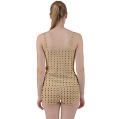 Tie Front Two Piece Tankini 