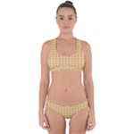 Classic Earthtone Argyle (2) Cross Back Hipster Bikini Set