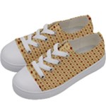 Classic Earthtone Argyle (2) Kids  Low Top Canvas Sneakers