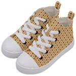 Classic Earthtone Argyle (2) Kids  Mid-Top Canvas Sneakers
