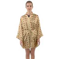 Long Sleeve Satin Kimono 