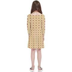 Kids  Quarter Sleeve Skater Dress 