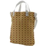 Classic Earthtone Argyle (2) Canvas Messenger Bag