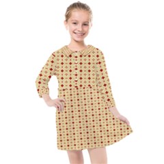 Kids  Quarter Sleeve Shirt Dress 
