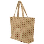 Classic Earthtone Argyle (2) Zip Up Canvas Bag