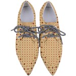 Classic Earthtone Argyle (2) Pointed Oxford Shoes