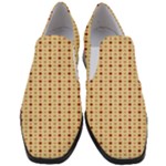 Classic Earthtone Argyle (2) Women Slip On Heel Loafers