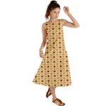 Classic Earthtone Argyle (2) Summer Maxi Dress
