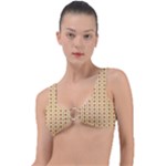 Classic Earthtone Argyle (2) Ring Detail Bikini Top