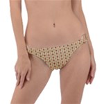 Classic Earthtone Argyle (2) Ring Detail Bikini Bottom