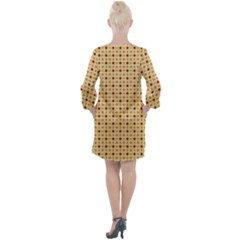 Open Neck Shift Dress 