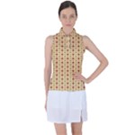 Classic Earthtone Argyle (2) Women s Sleeveless Polo Tee
