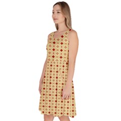 Knee Length Skater Dress With Pockets 