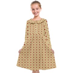 Classic Earthtone Argyle (2) Kids  Midi Sailor Dress from ArtsNow.com