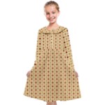 Classic Earthtone Argyle (2) Kids  Midi Sailor Dress