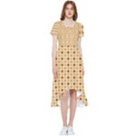 Classic Earthtone Argyle (2) High Low Boho Dress