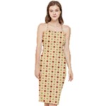 Classic Earthtone Argyle (2) Bodycon Cross Back Summer Dress