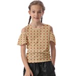 Classic Earthtone Argyle (2) Kids  Butterfly Cutout Tee