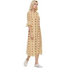 Double Cuff Midi Dress 