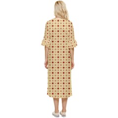 Double Cuff Midi Dress 