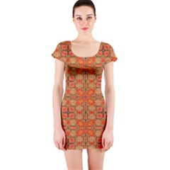 Short Sleeve Bodycon Dress Front Short Sleeve Bodycon Dress Front