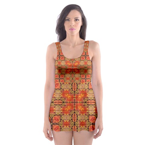 Curviness (2) Skater Dress Swimsuit from ArtsNow.com