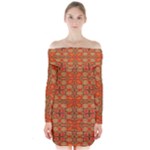Curviness (2) Long Sleeve Off Shoulder Dress