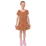 Curviness (2) Kids  Short Sleeve Velvet Dress