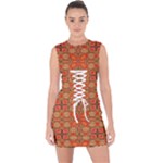 Curviness (2) Lace Up Front Bodycon Dress