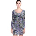 Fanciful (2) Long Sleeve Velvet Bodycon Dress
