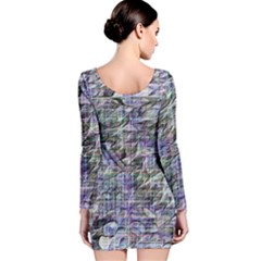 Long Sleeve Velvet Bodycon Dress 