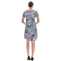 Short Sleeve V-neck Flare Dress 