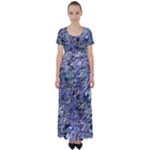 Fanciful (2) High Waist Short Sleeve Maxi Dress