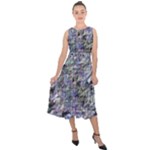 Fanciful (2) Midi Tie-Back Chiffon Dress