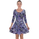 Fanciful (2) Quarter Sleeve Skater Dress