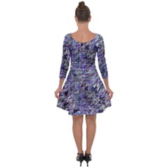 Quarter Sleeve Skater Dress 