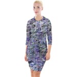 Fanciful (2) Quarter Sleeve Hood Bodycon Dress