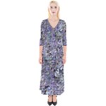 Fanciful (2) Quarter Sleeve Wrap Maxi Dress