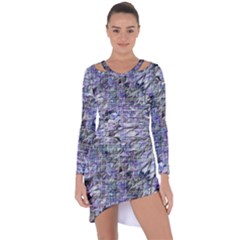 Asymmetric Cut-Out Shift Dress 