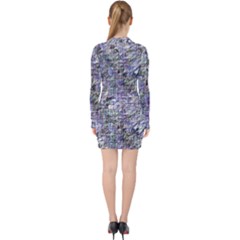V-neck Bodycon Long Sleeve Dress 
