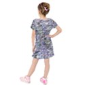Kids  Short Sleeve Velvet Dress 